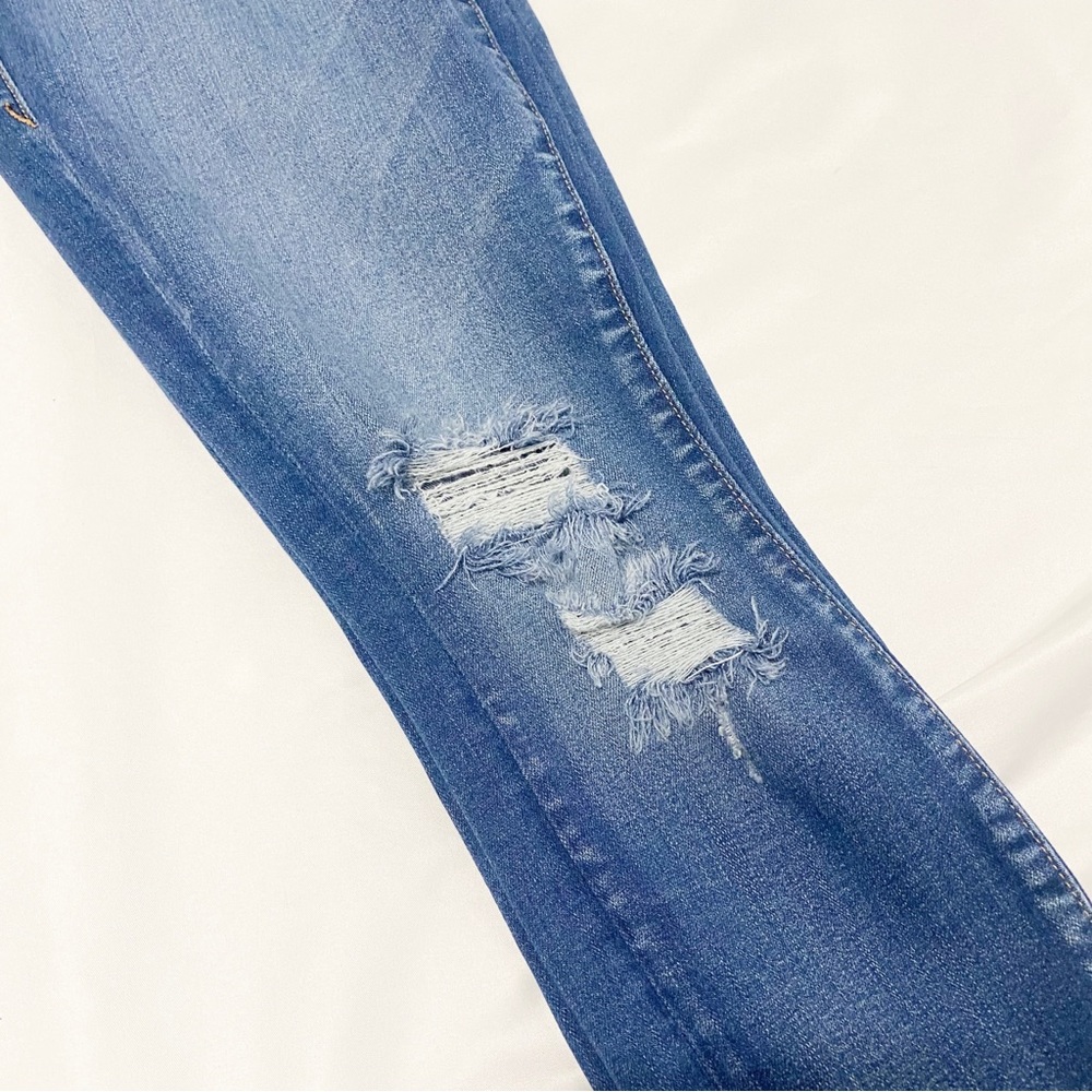 Good American Good Legs Crop Distressed Skinny Jeans - Picture 14 of 16